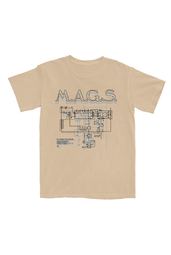 Schematic Tee (Tan)